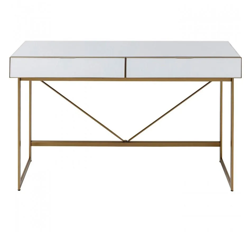 Bureau Soran 120x50cm doré Kare Design