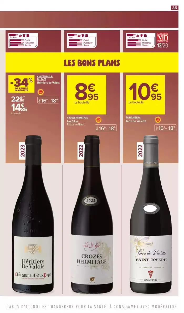 FOIRE AUX VINS, LE GUIDE DES BONS PLANS du 11 mars au 23 mars 2025 - Catalogue page 35