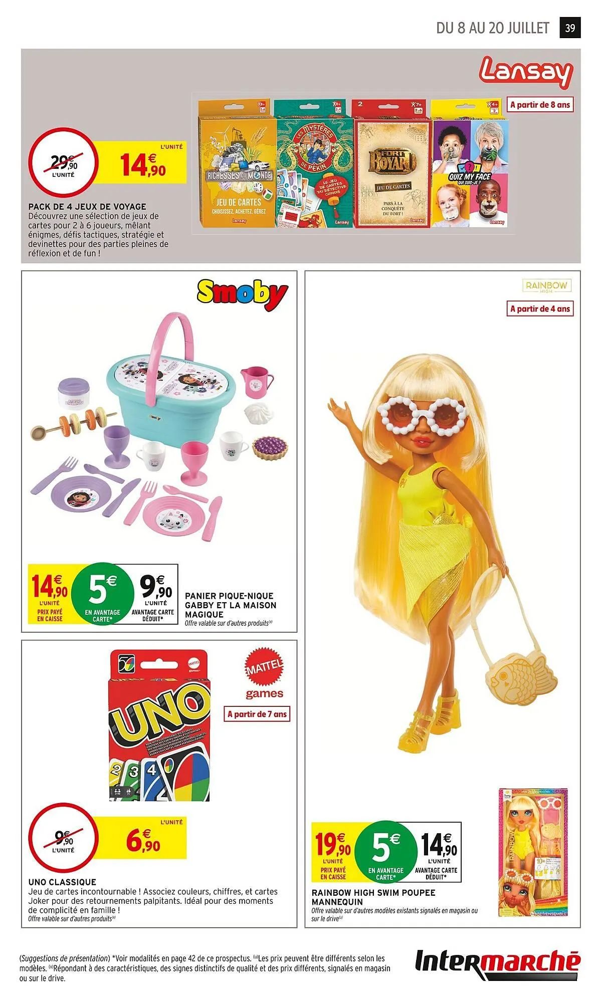 Catalogue Intermarché du 8 juillet au 20 juillet 2025 - Catalogue page 39