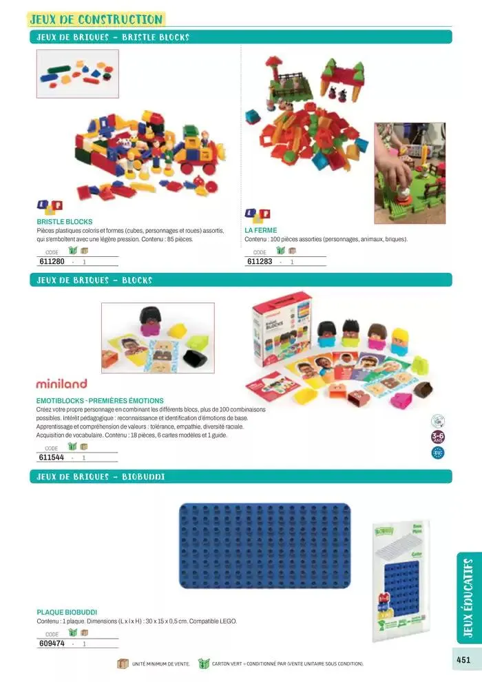 Nos Catalogues Thématiques du 1 janvier au 31 décembre 2025 - Catalogue page 453