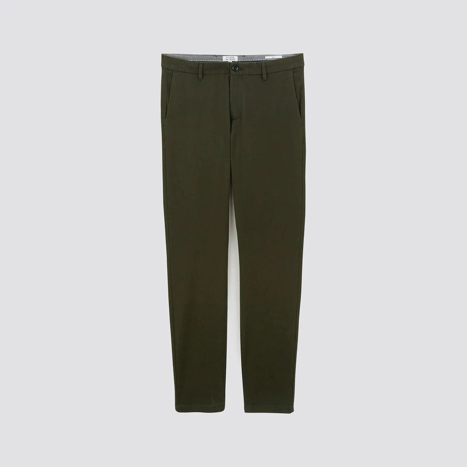 Pantalon chino slim urbain "le parfait by JULES" - Vert kaki