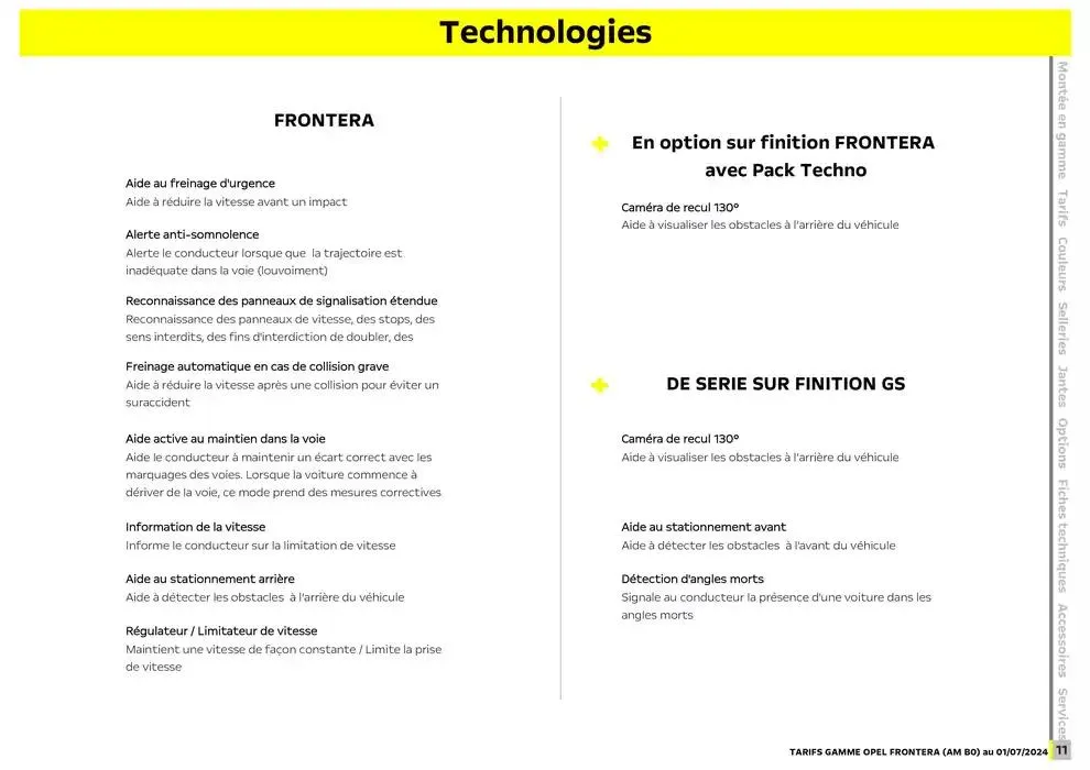 Opel Nouveau Frontera du 17 décembre au 17 décembre 2025 - Catalogue page 12
