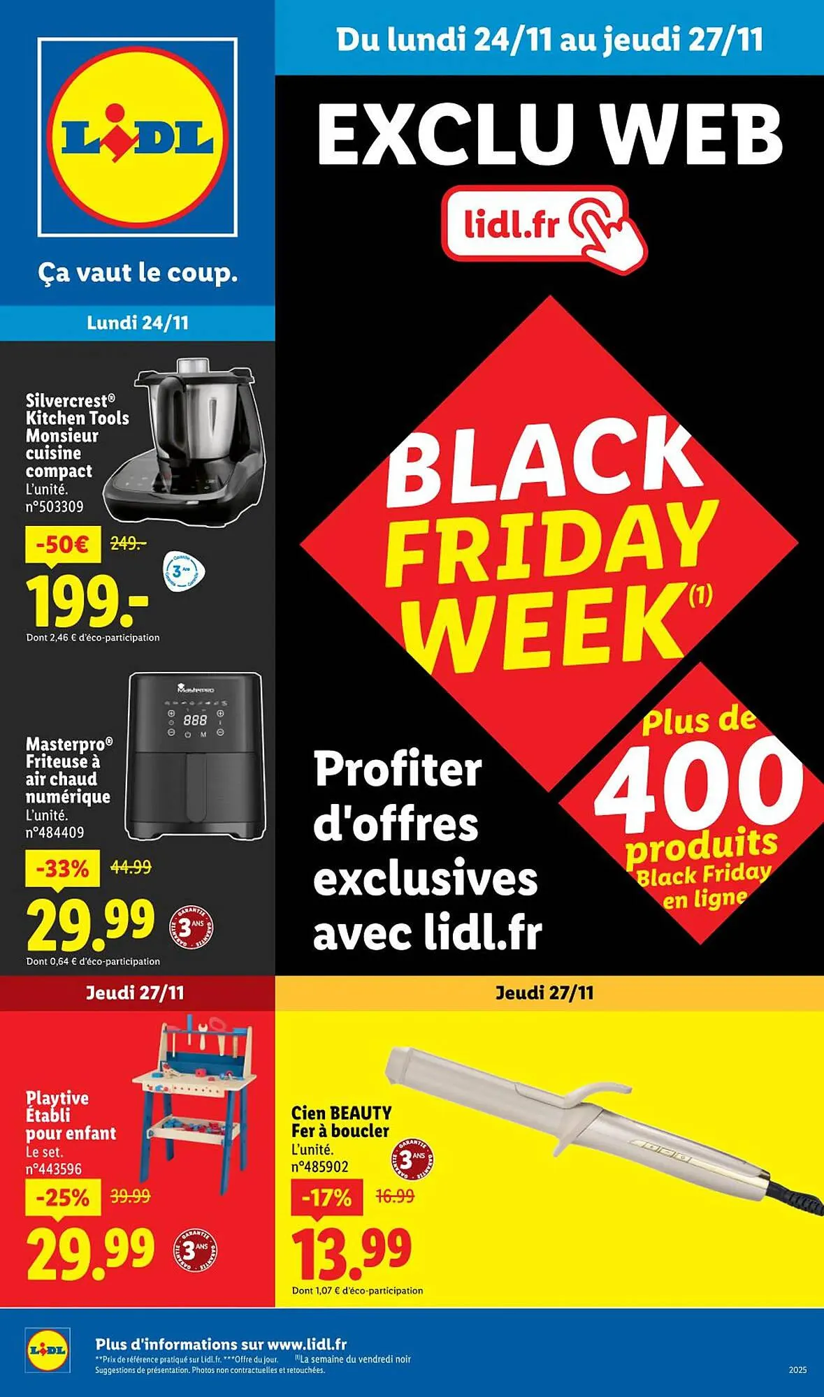 Catalogue Lidl du 24 novembre au 27 novembre 2025 - Catalogue page 1