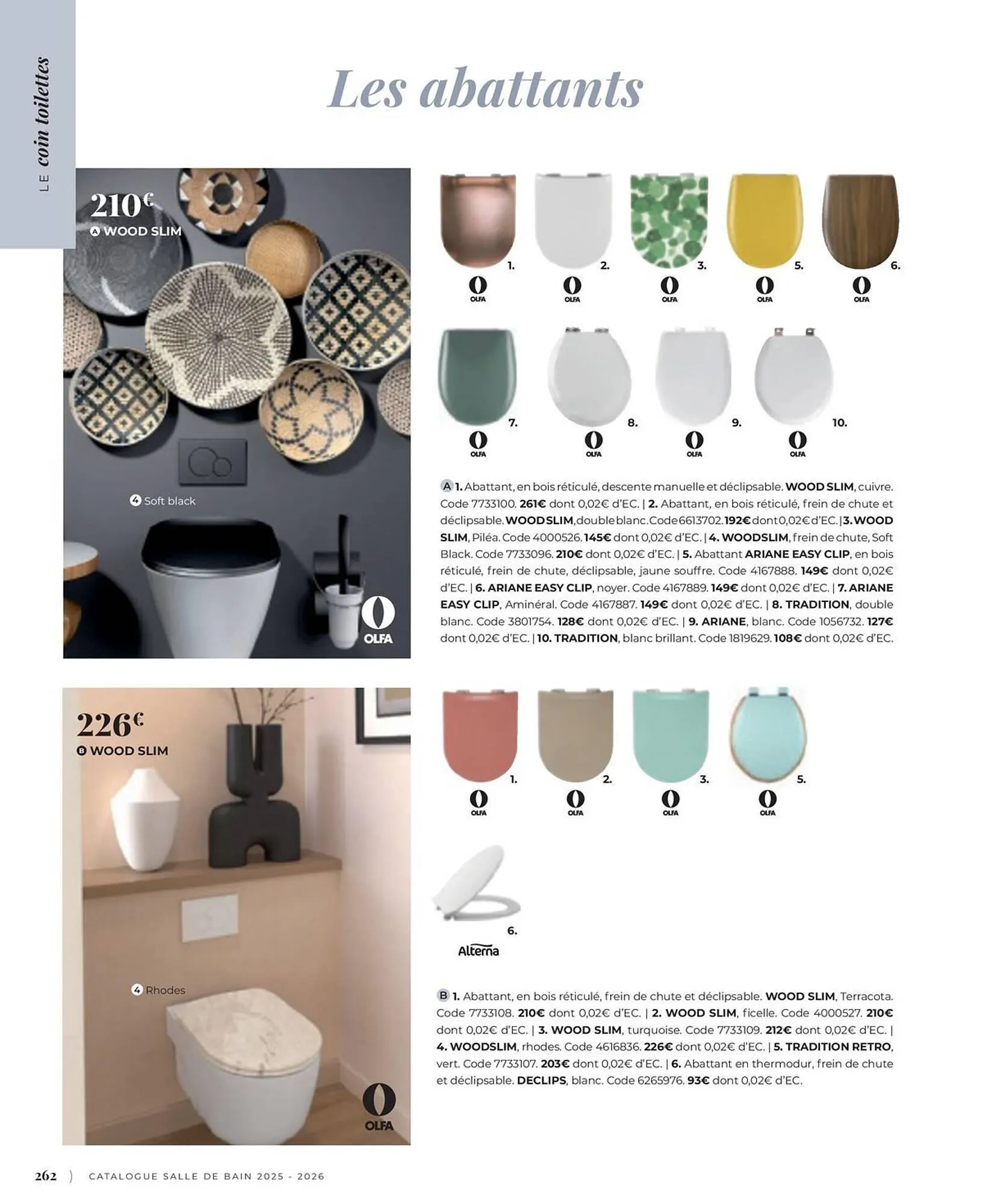 Catalogue Cedeo du 3 juin au 31 décembre 2025 - Catalogue page 262