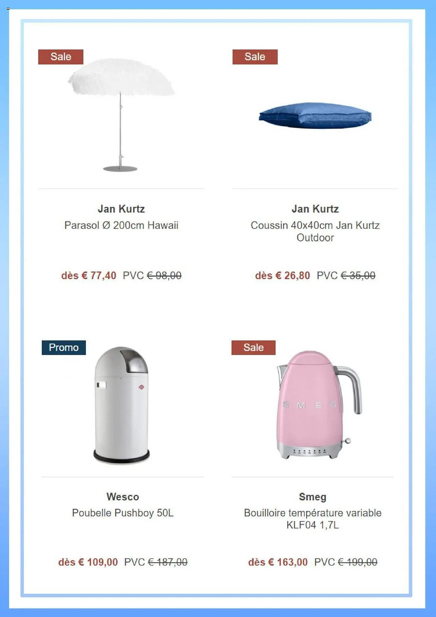 Catalogue Ambiente Direct du 10 juillet au 9 août 2023 - Catalogue page 2