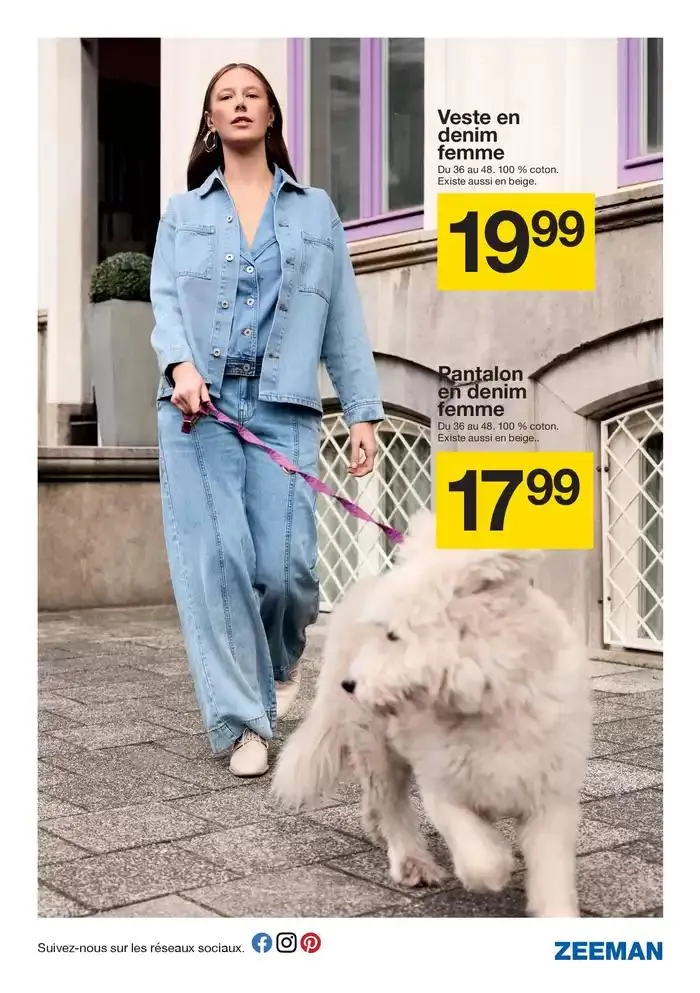 Cette semaine : du denim pour toute la famille. du 24 février au 28 février 2025 - Catalogue page 6