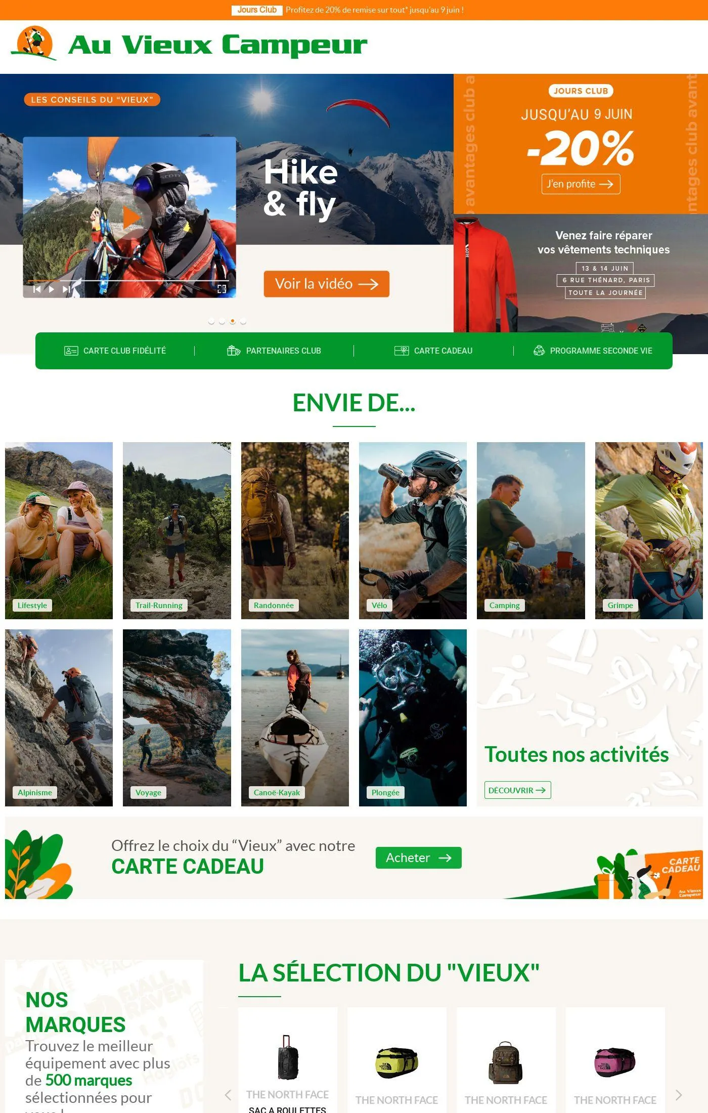 Au Vieux Campeur Catalogue actuel - 1