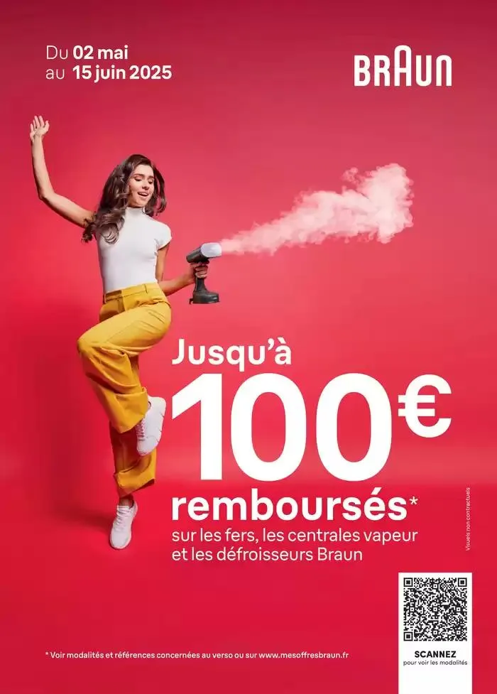 Braun Jusqu'à 100€ remboursés du 6 mai au 15 juin 2025 - Catalogue page 1