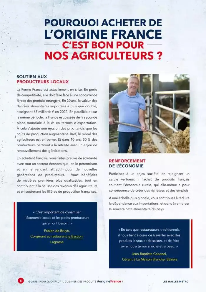 Metro Guide Origine France du 26 février au 31 décembre 2025 - Catalogue page 5