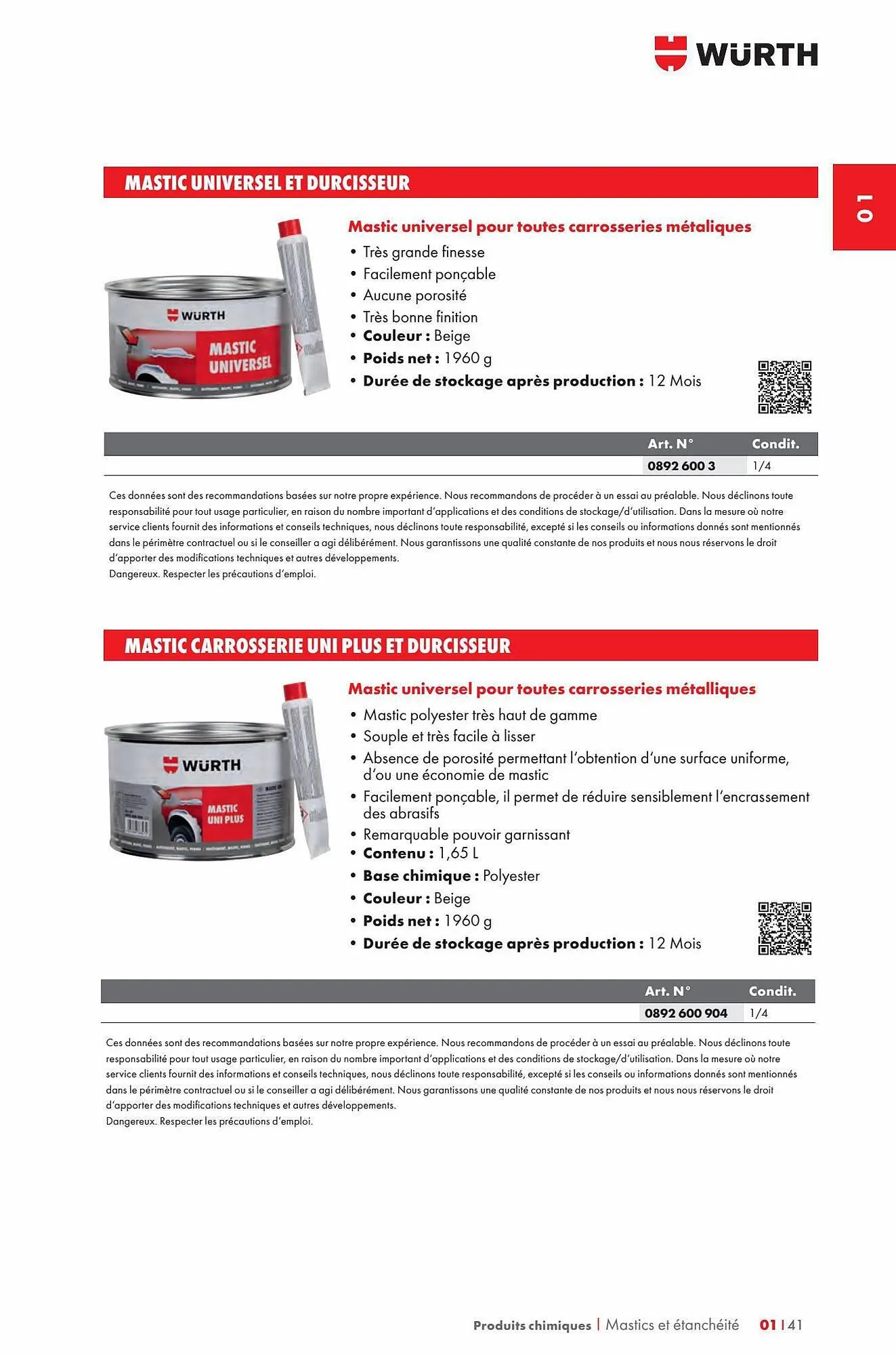 Catalogue Würth du 29 décembre au 31 décembre 2023 - Catalogue page 49