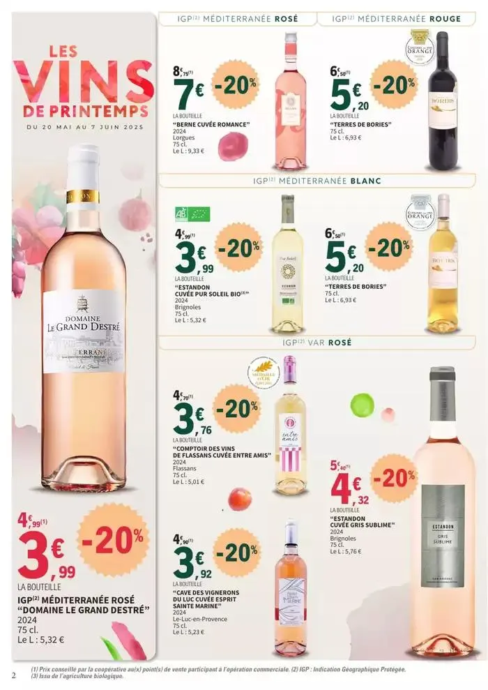 FOIRE AUX VINS DE PRINTEMPS du 20 mai au 7 juin 2025 - Catalogue page 2