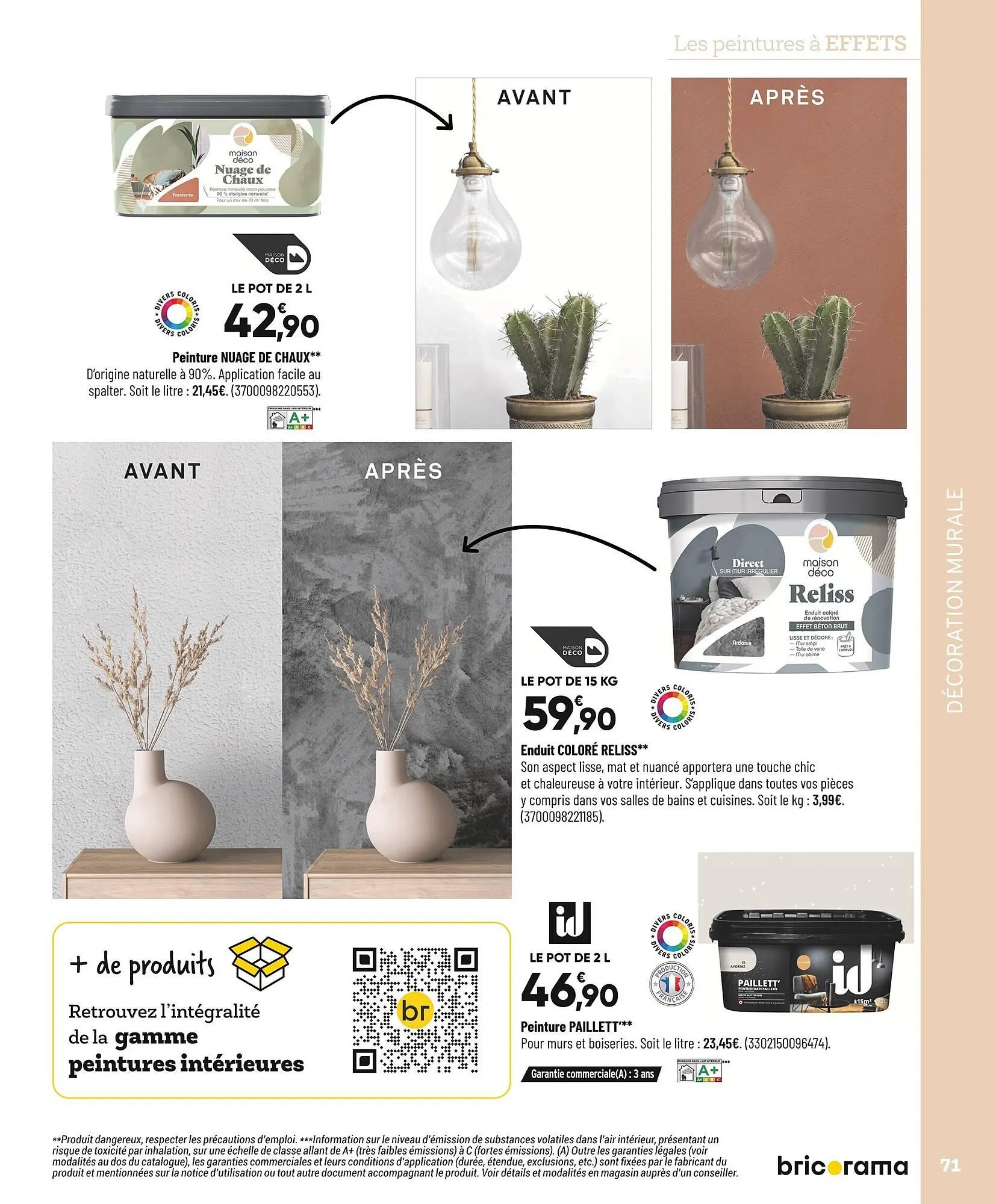 Catalogue Bricorama du 27 octobre au 7 décembre 2025 - Catalogue page 71