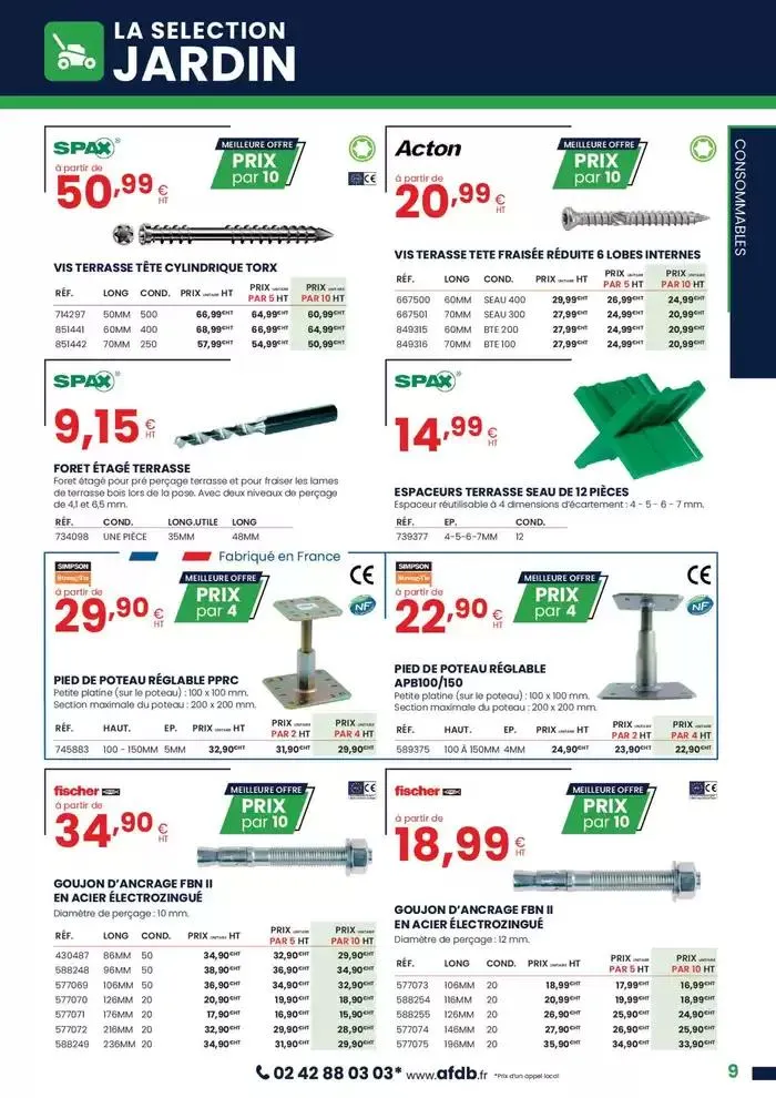 Sélection Jardin Printemps - Été du 28 mars au 26 mai 2025 - Catalogue page 9