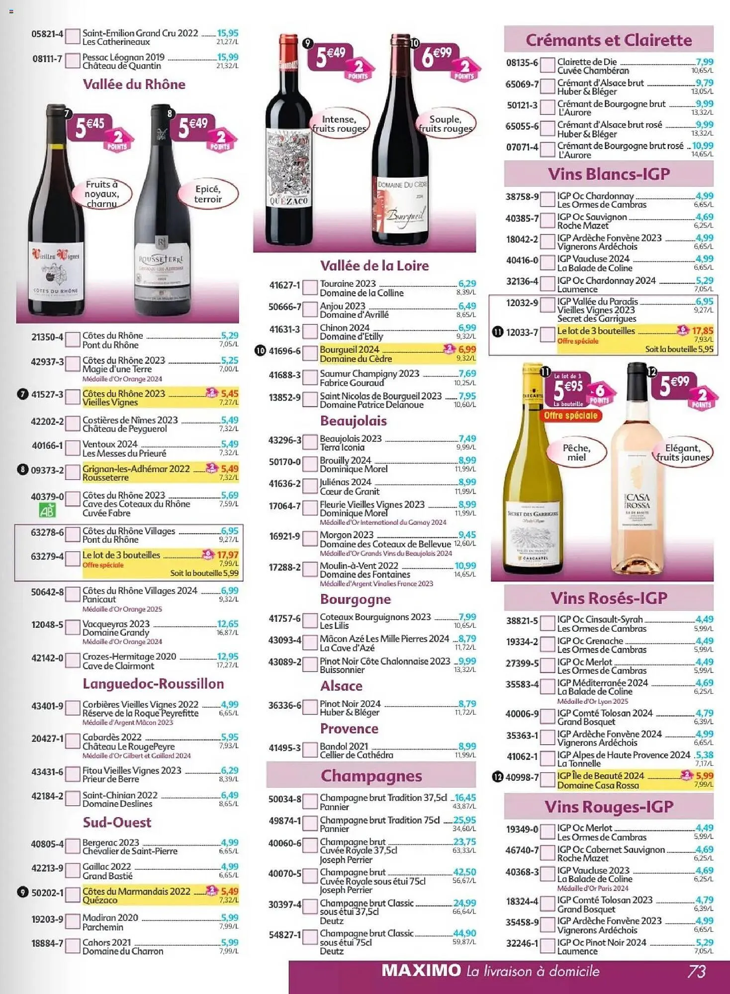 Catalogue Maximo du 23 janvier au 26 février 2026 - Catalogue page 73