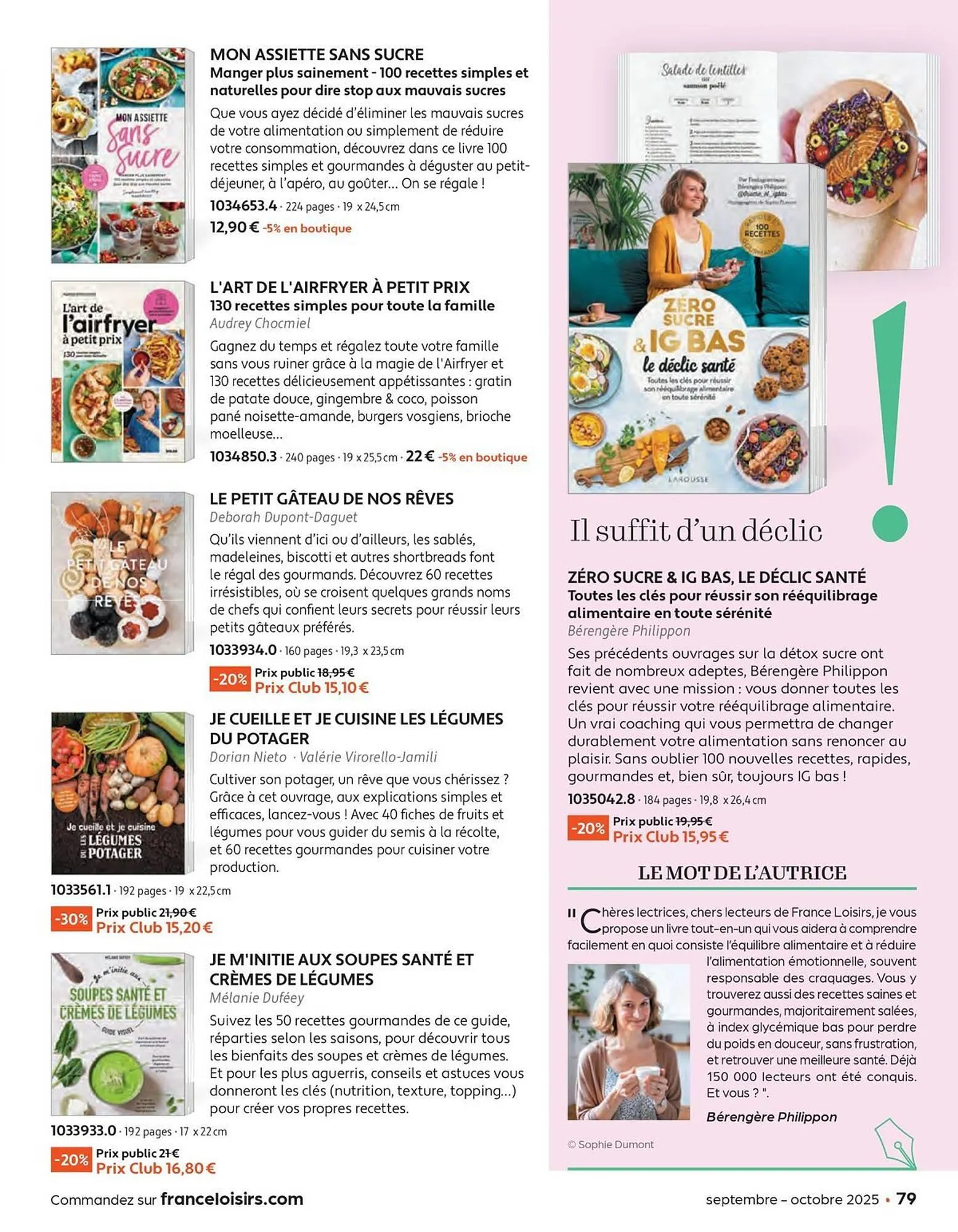 Catalogue France Loisirs du 1 septembre au 31 octobre 2025 - Catalogue page 79