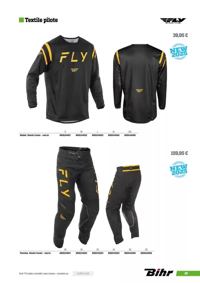 FLY RACING 2025 du 20 novembre au 31 août 2025 - Catalogue page 47