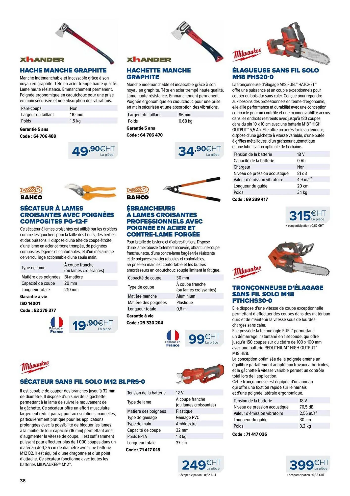 Catalogue Prolians du 2 octobre au 28 février 2026 - Catalogue page 36