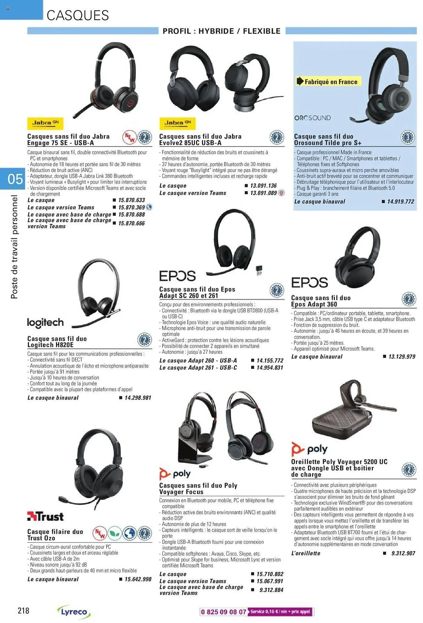 Catalogue Lyreco du 15 mai au 31 décembre 2023 - Catalogue page 218