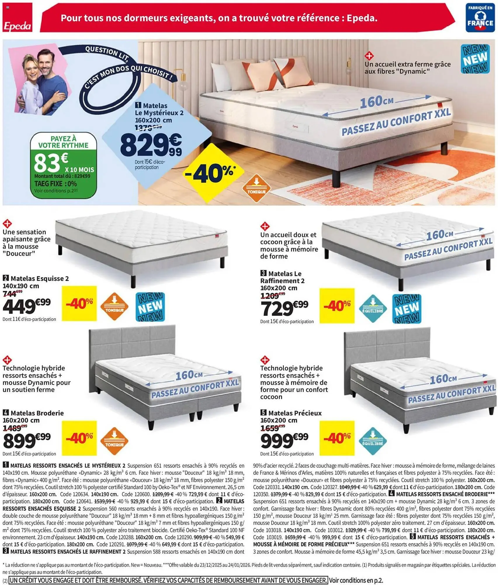 Catalogue Conforama du 23 décembre au 26 janvier 2026 - Catalogue page 8