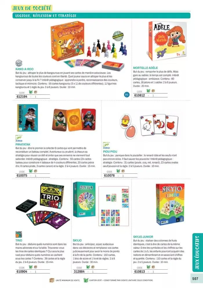 Nos Catalogues Thématiques du 1 janvier au 31 décembre 2025 - Catalogue page 509