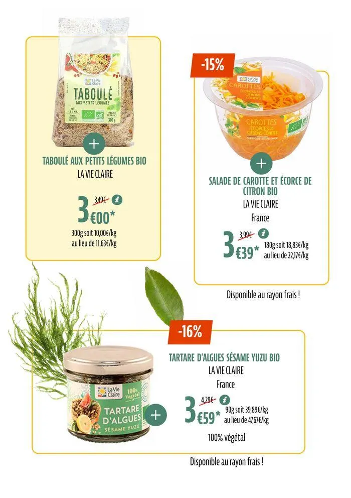 Tutes Nos Promos Bio Pour Un Ete Savoureux du 28 juin au 7 juillet 2024 - Catalogue page 8