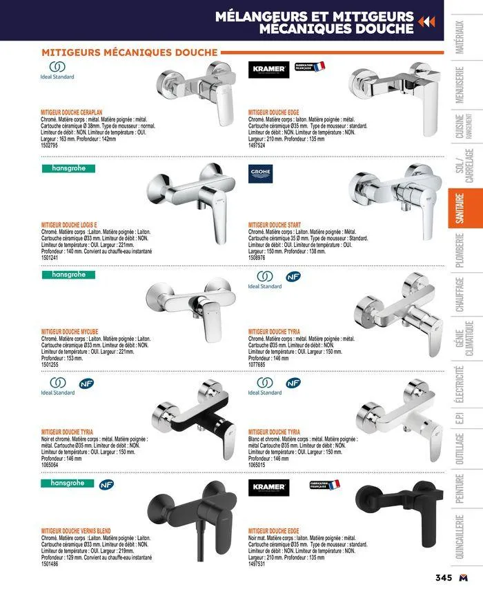 Guide produits 2024 du 15 mars au 31 décembre 2024 - Catalogue page 345