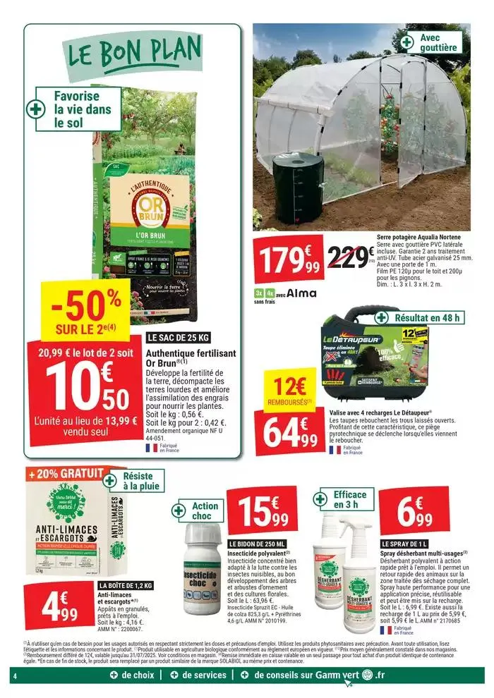 GAMM VERT MANIA du 19 mars au 30 mars 2025 - Catalogue page 4