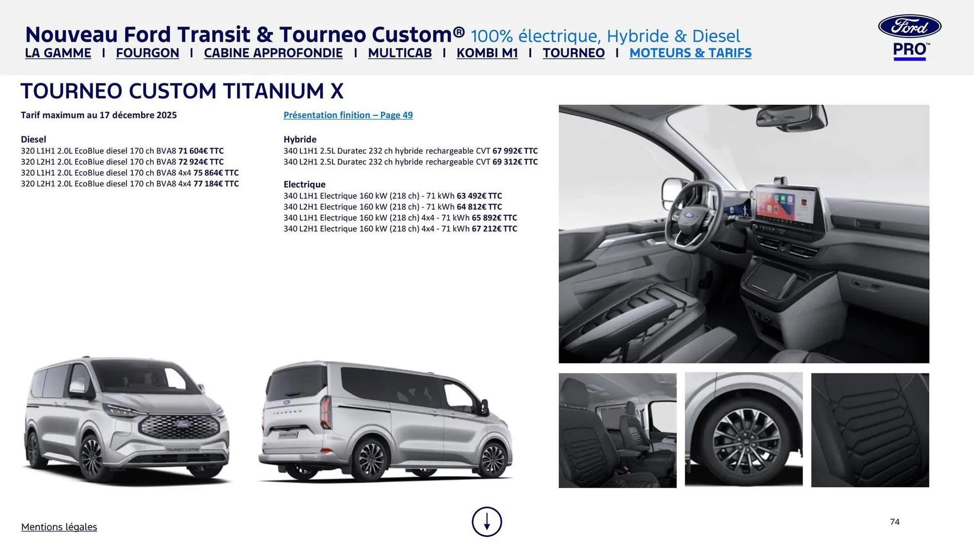 Catalogue Ford du 2 février au 31 décembre 2026 - Catalogue page 74