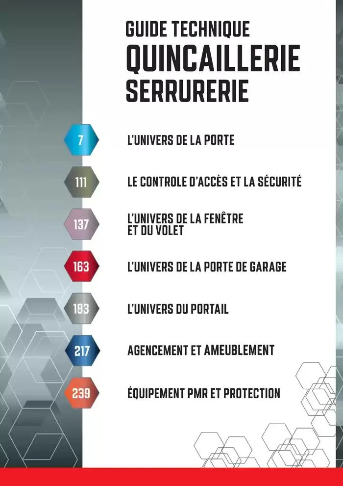 Guide Quincaillerie Serrurerie 2025 - 2026 du 1 avril au 1 avril 2026 - Catalogue page 3