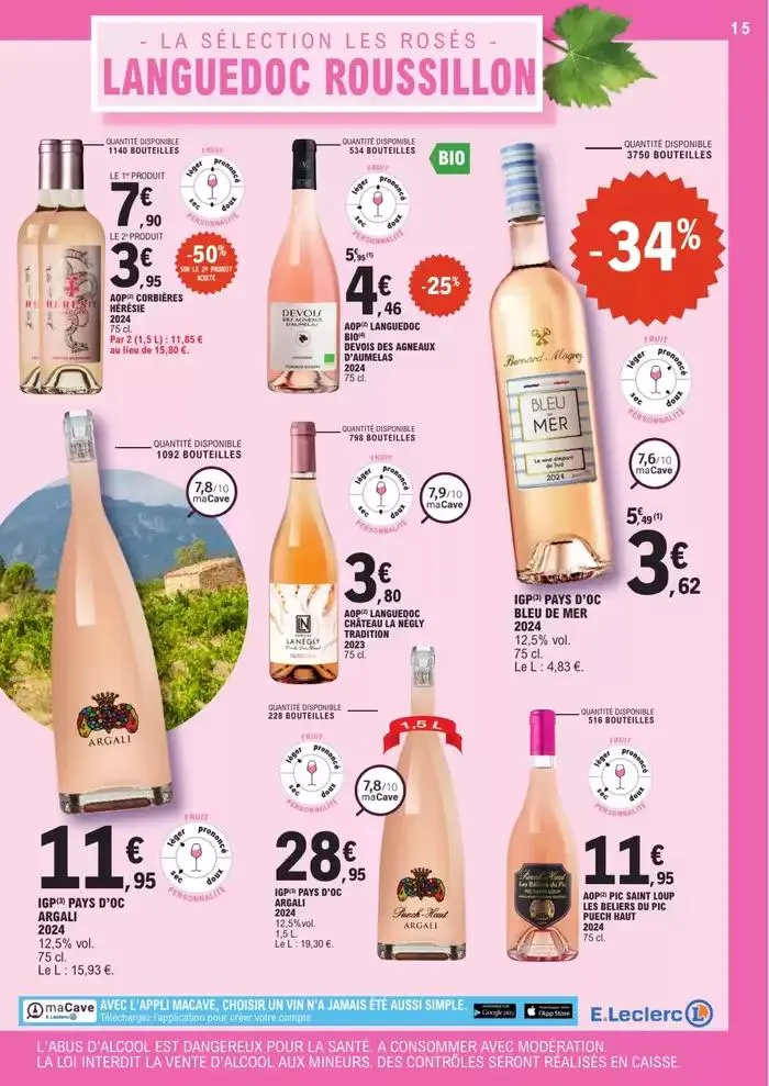 FOIRE AUX VINS DE PRINTEMPS - MIXTE du 8 avril au 19 avril 2025 - Catalogue page 15