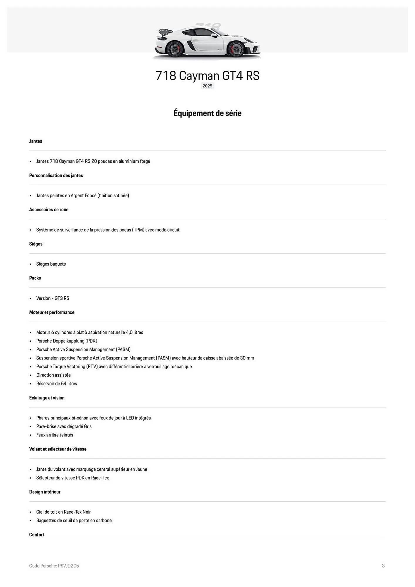 Catalogue Porsche du 4 juin au 31 janvier 2026 - Catalogue page 3