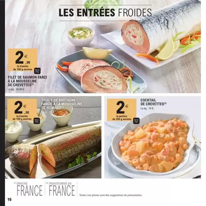 CARTE TRAITEUR PERMANENTE - MIXTE du 8 avril au 17 novembre 2025 - Catalogue page 16