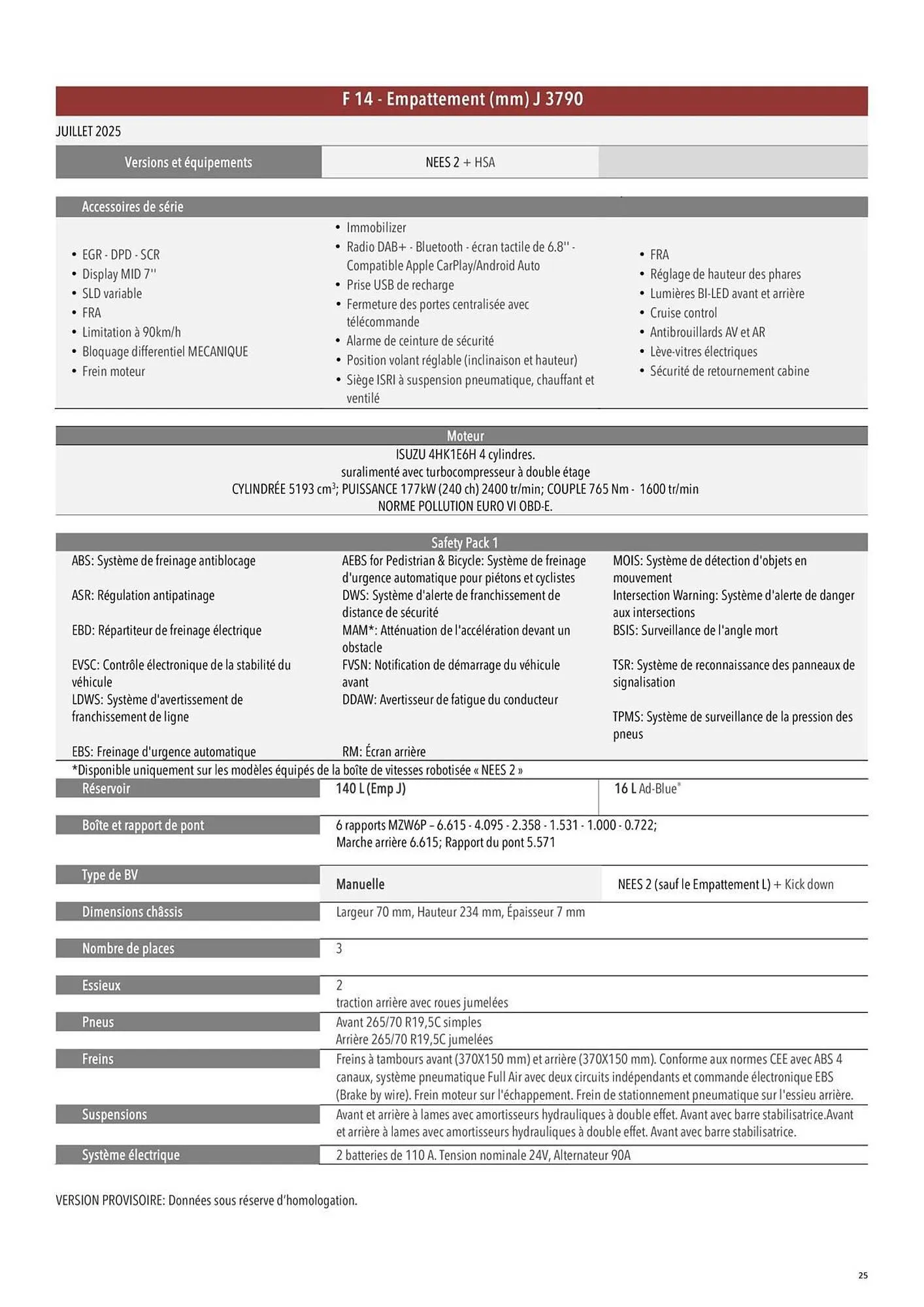 Catalogue Isuzu du 11 novembre au 31 mars 2026 - Catalogue page 25