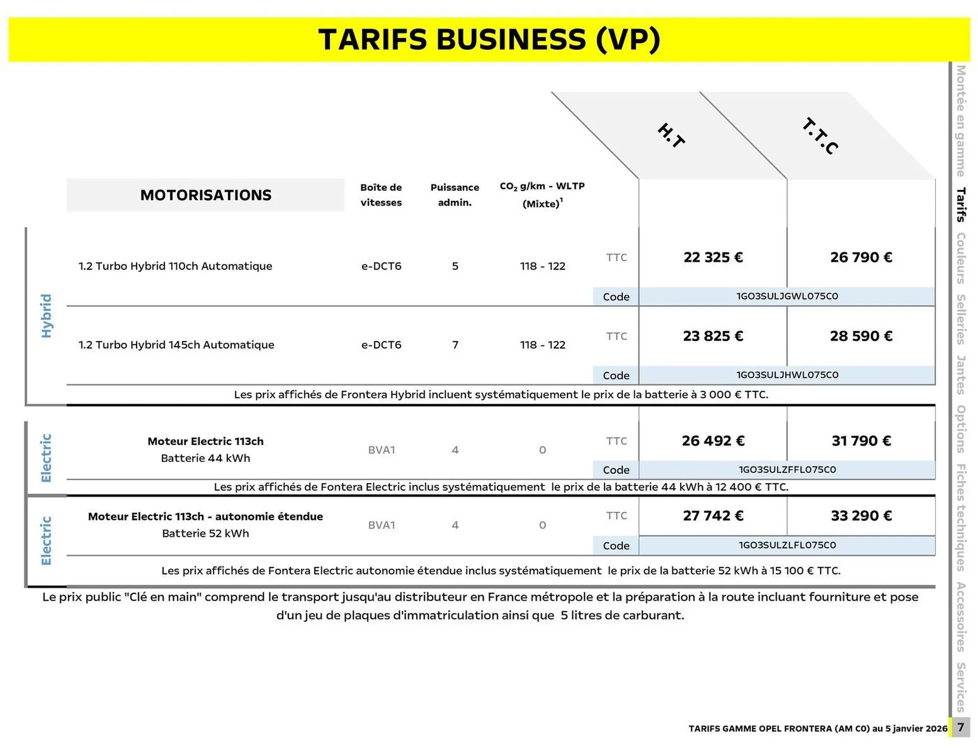 Catalogue Opel du 6 janvier au 6 janvier 2027 - Catalogue page 8