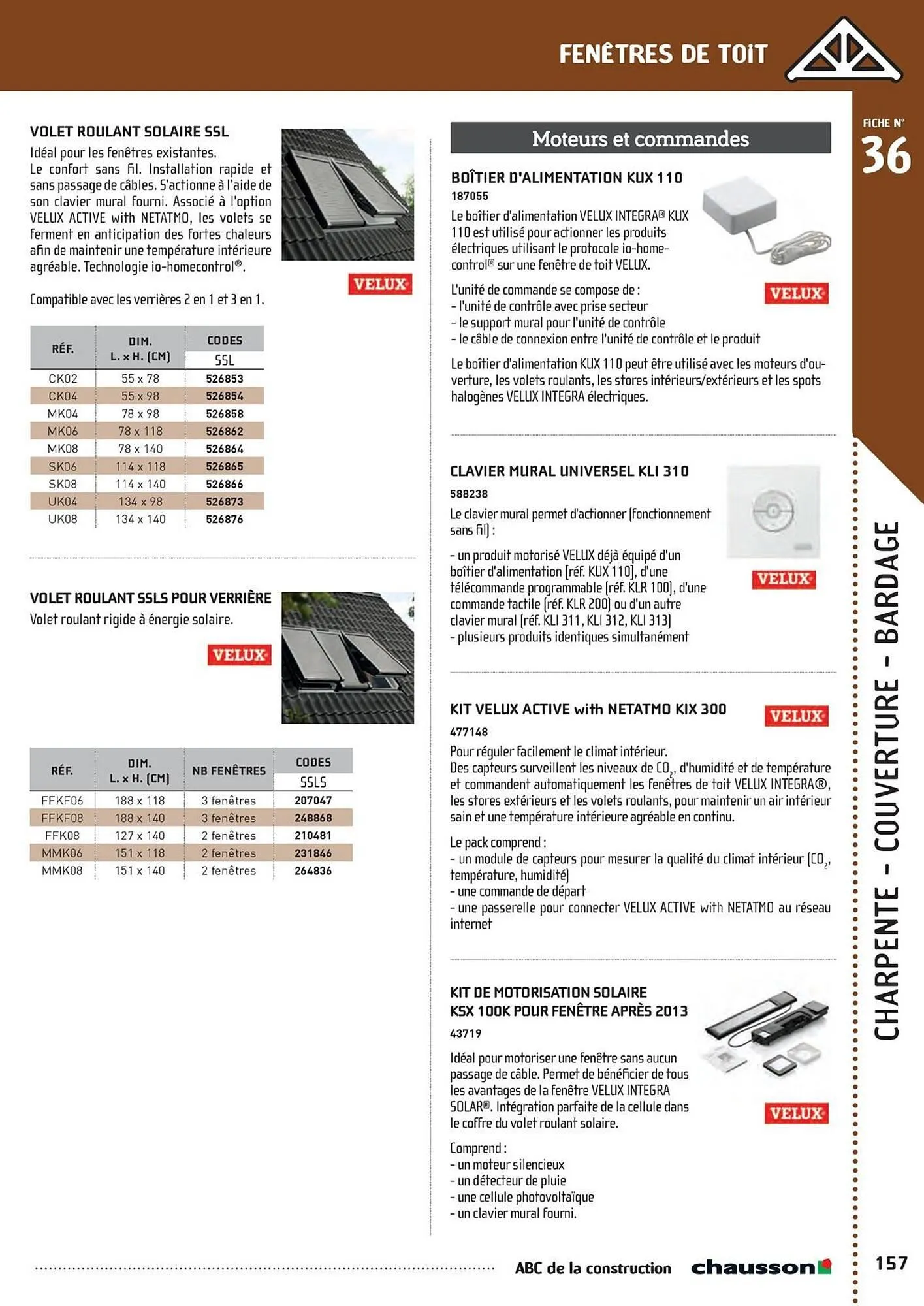 Catalogue Chausson Matériaux du 2 mai au 31 décembre 2025 - Catalogue page 159