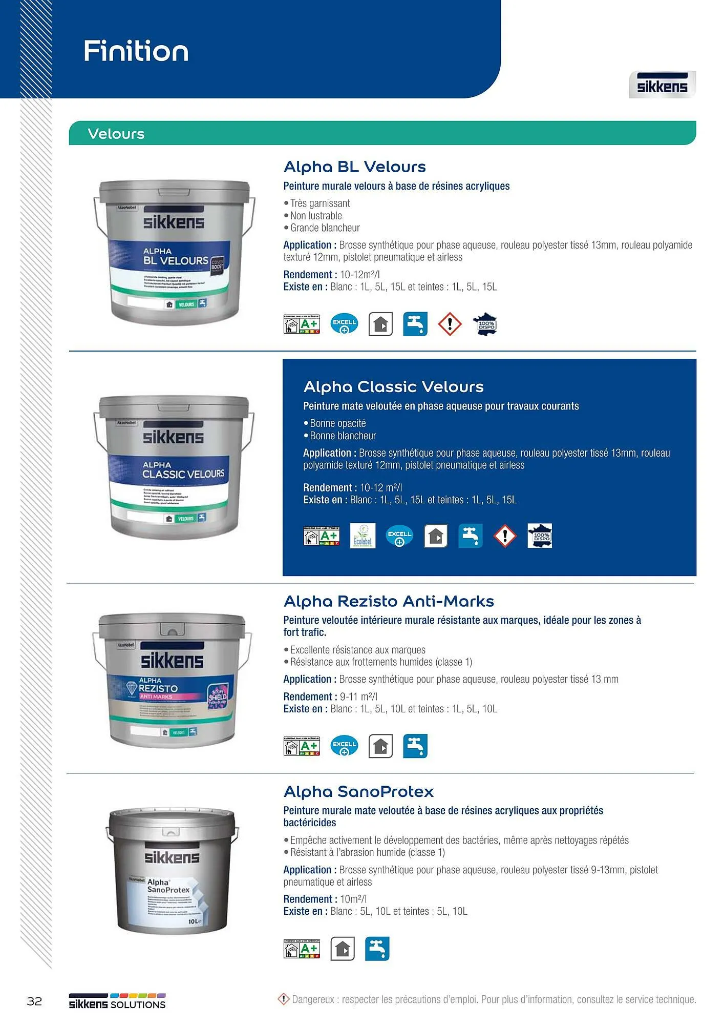 Catalogue Sikkens Solution du 8 janvier au 28 décembre 2025 - Catalogue page 32