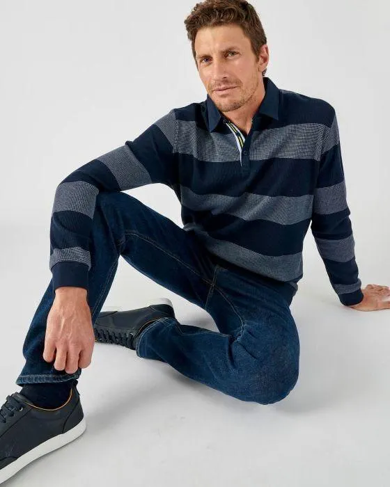 Sweat à rayures pur coton