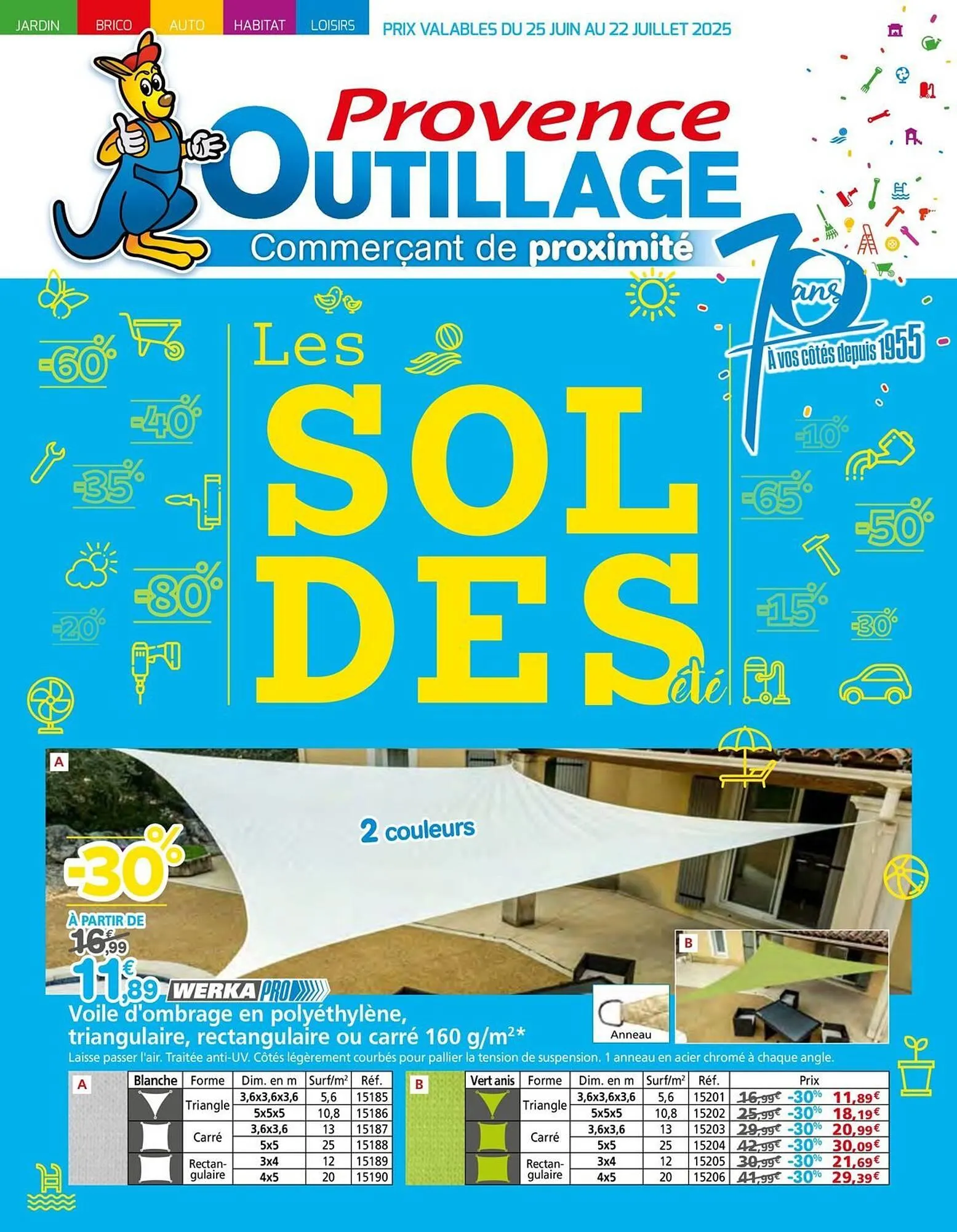 Catalogue Provence Outillage du 25 juin au 22 juillet 2025 - Catalogue page 1
