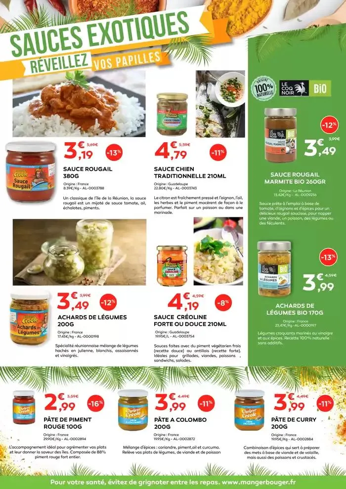 Cuisine des Îles du 6 mai au 28 mai 2025 - Catalogue page 3