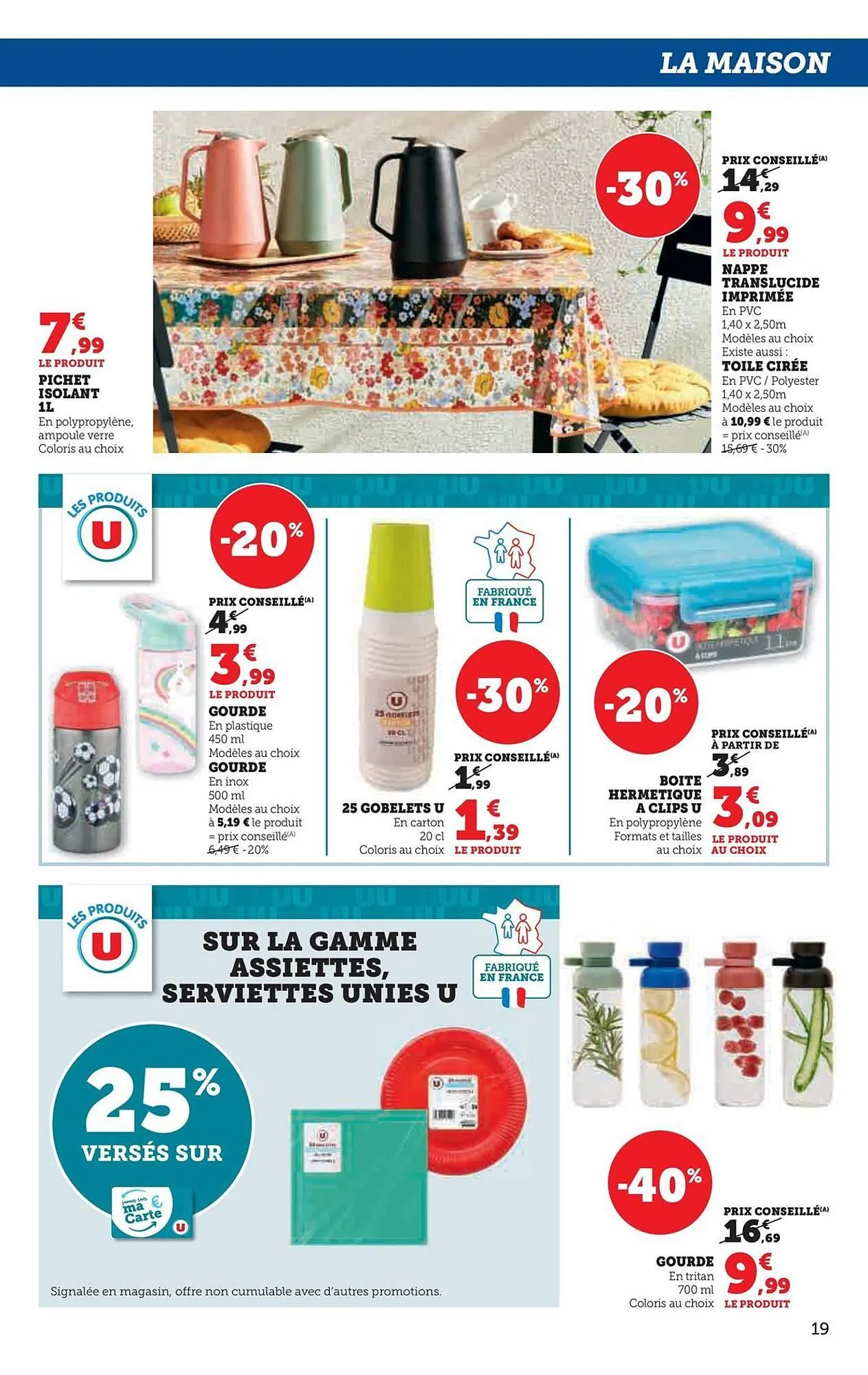 Catalogue Super U du 29 avril au 25 mai 2025 - Catalogue page 19