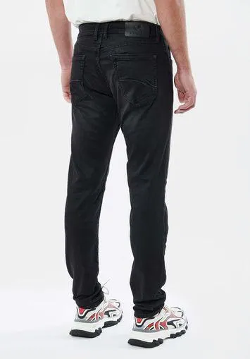 Jean slim noir homme