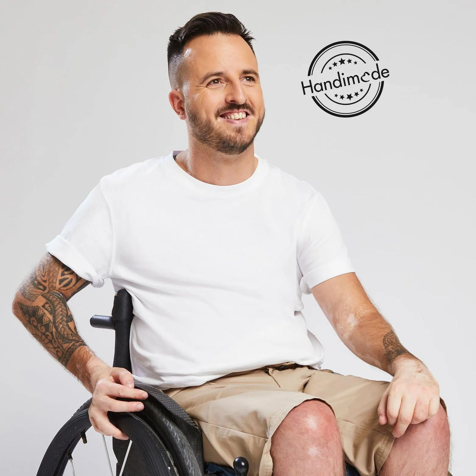 Bermuda pour personne à mobilité réduite - Beige