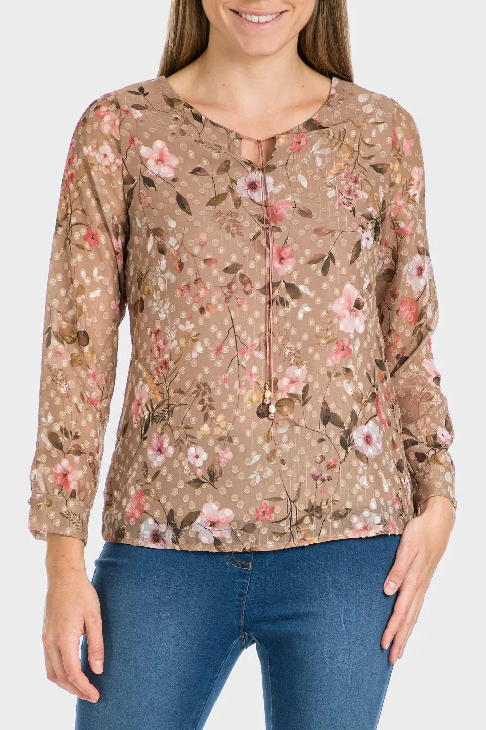 Blouse imprimé fleurs