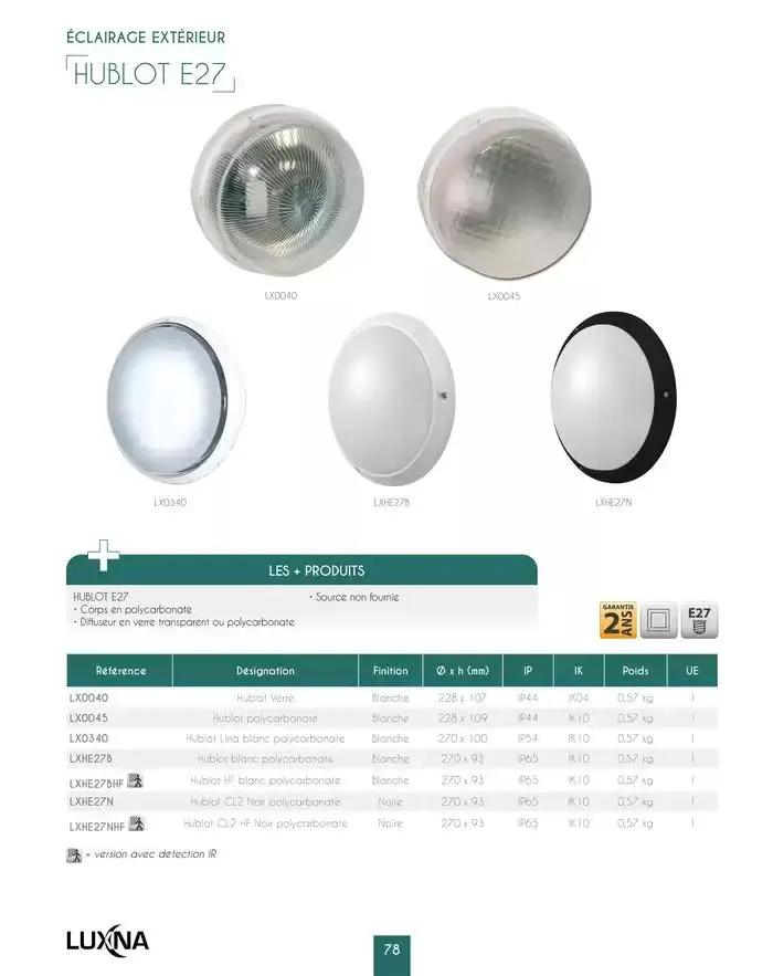 LUXNA 2025 du 1 janvier au 31 décembre 2026 - Catalogue page 80