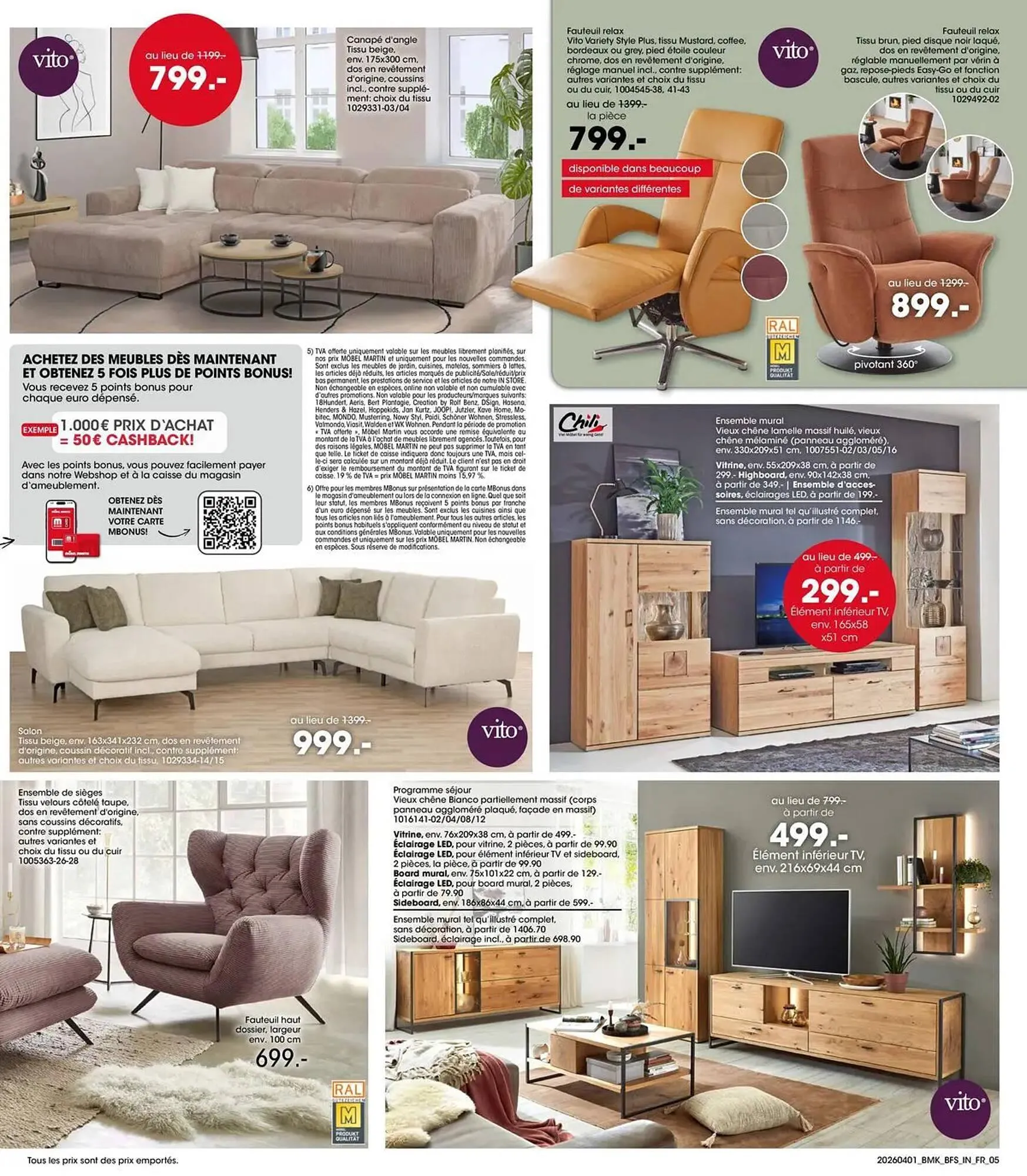 Catalogue Möbel Martin du 1 avril au 30 avril 2026 - Catalogue page 5
