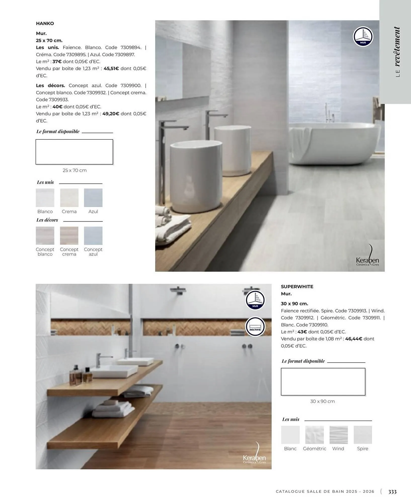 Catalogue Cedeo du 3 juin au 31 décembre 2025 - Catalogue page 333