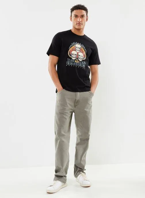 T-shirt - JORHEAVENS TEE SS CREW NECK SN - Noir