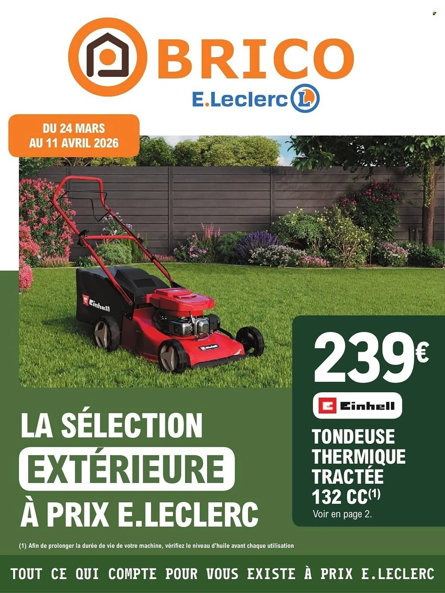 Catalogue E.Leclerc Brico du 24 mars au 11 avril 2026 - Catalogue page 1