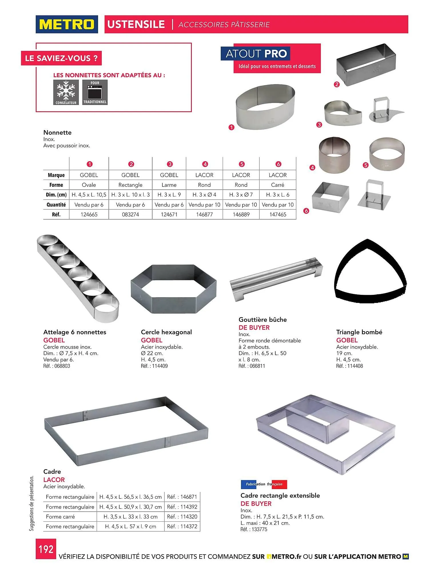 Catalogue METRO du 1 janvier au 31 décembre 2026 - Catalogue page 192