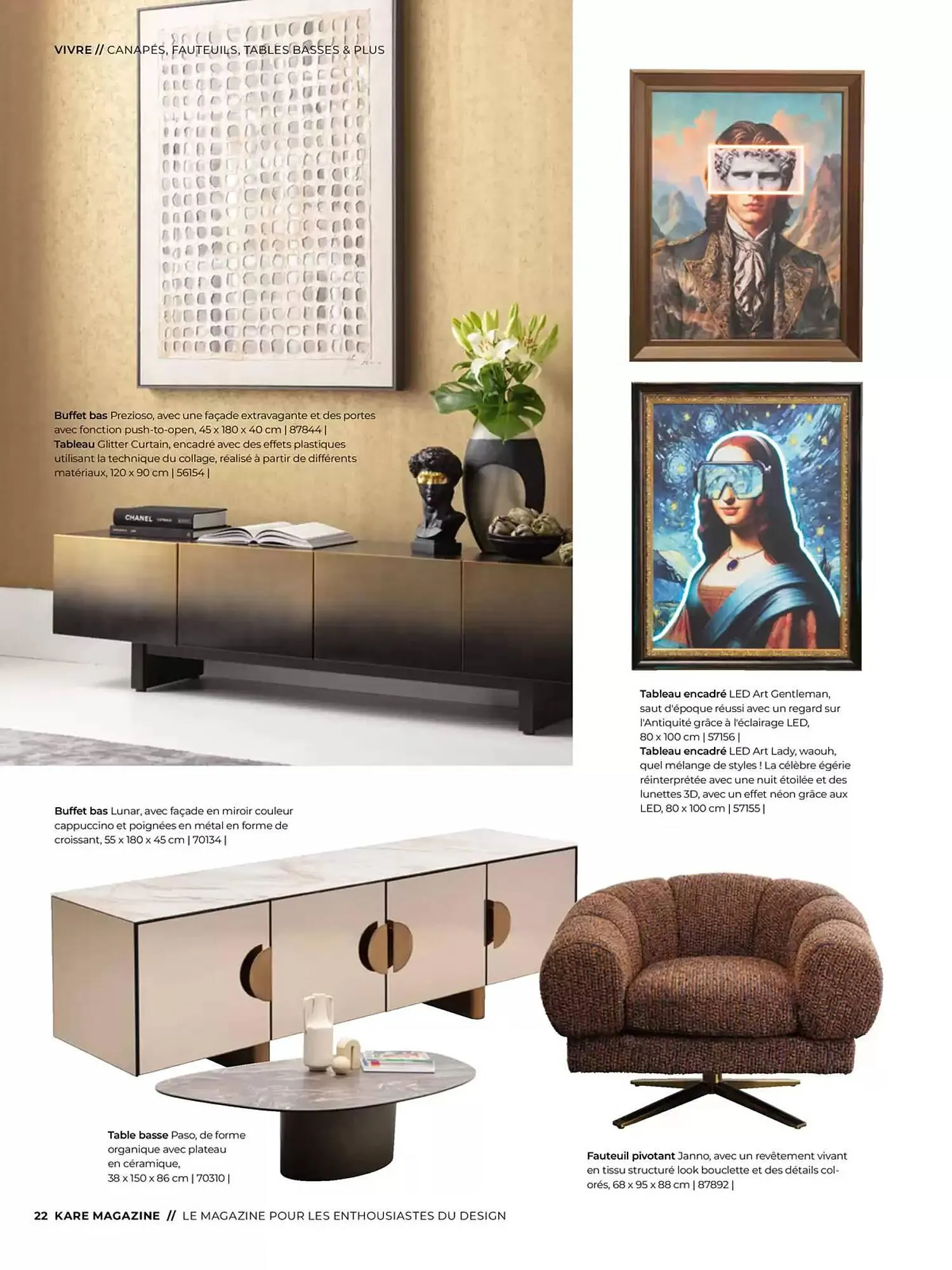 Catalogue KARE du 6 février au 31 décembre 2025 - Catalogue page 22